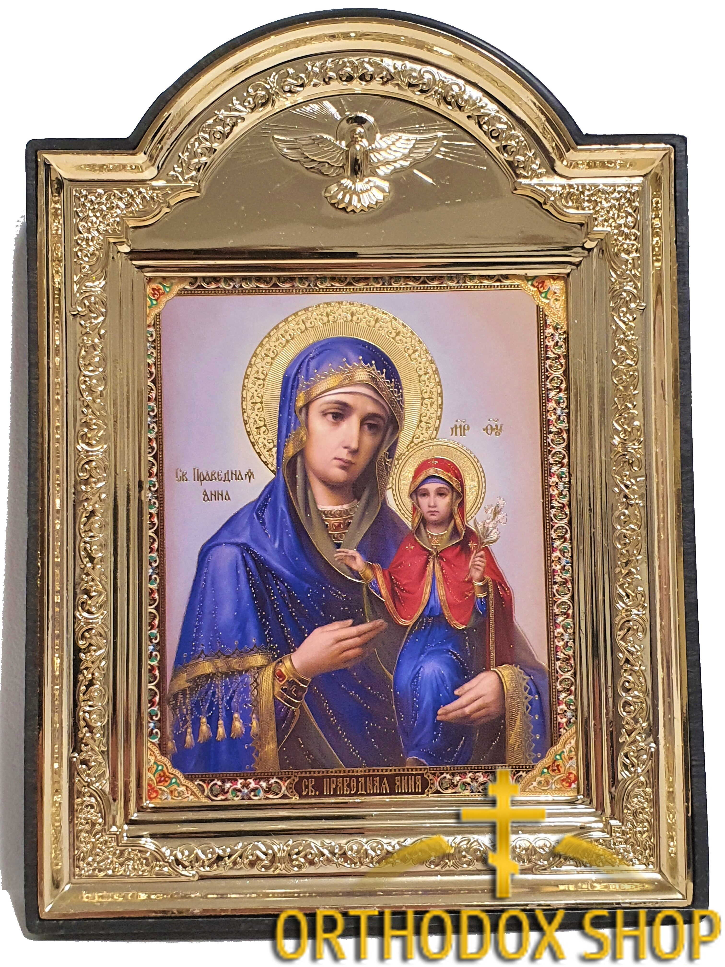 Икона Святая праведная Анна, мать Пресвятой Богородицы. Освященная