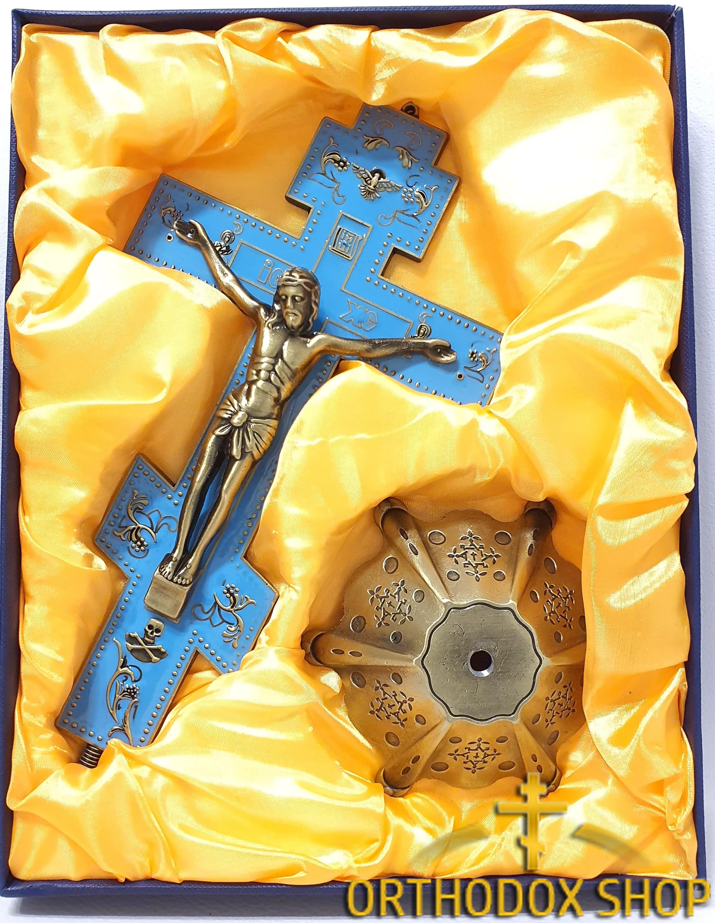 Православный крест с распятием, Размер 25 х 13 cm. Освященный Православный крест с распятием, Размер 25 х 13 cm. Освященный