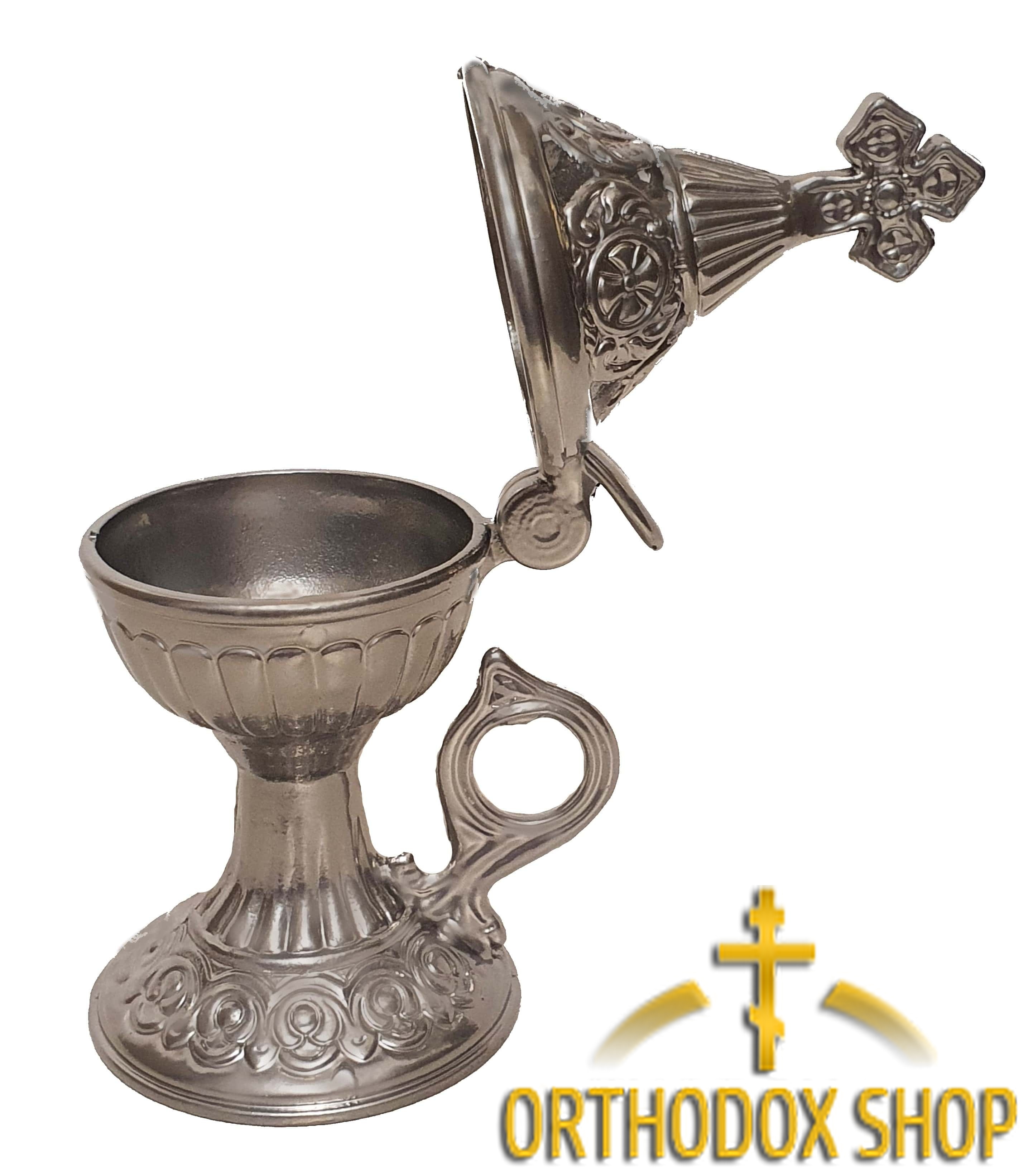 Кадильница металлическая. Освященная Кадильница металлическая. Освященная
